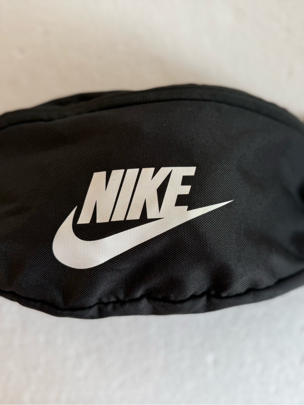 Nike Black crossbody with White Swoosh Logo